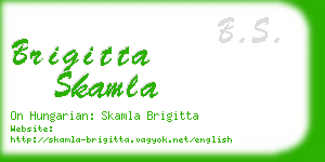 brigitta skamla business card